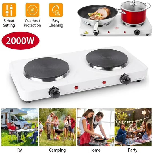Estufa Eléctrica Doble 2000W