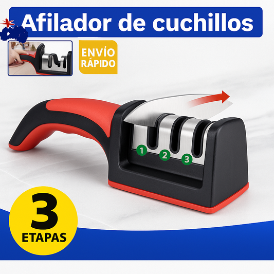 Afilador de Cuchillos 3 en 1
