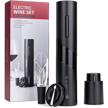 Set Eléctrico para Vino 4 en 1