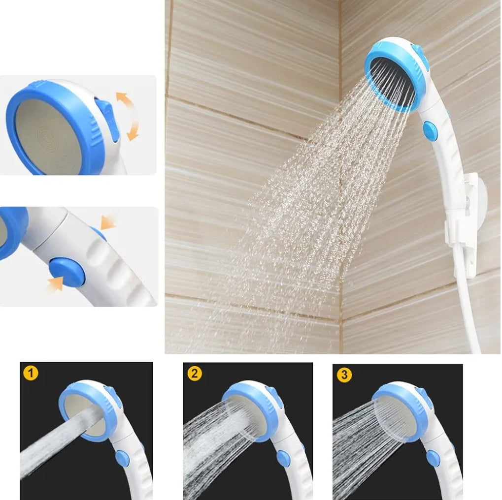Ducha Portátil Eléctrica para Exteriores – Recargable y Fácil de Usar