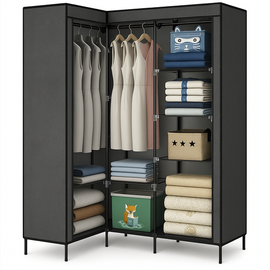 Closet Organizador de Tela en L