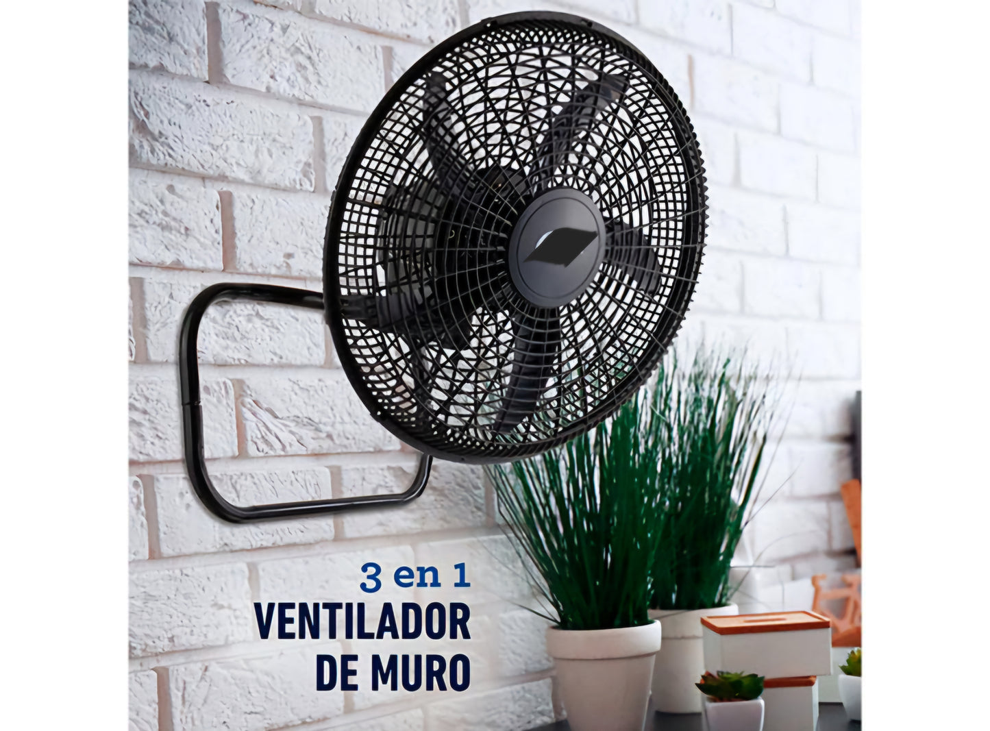 Ventilador 3 en 1 XHome con Base Reforzada – ¡Potencia y frescura a tu medida!
